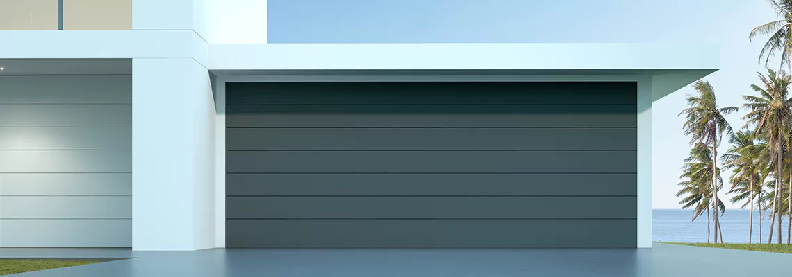 Insulated Modern Garage Doors in Boca Raton, Florida